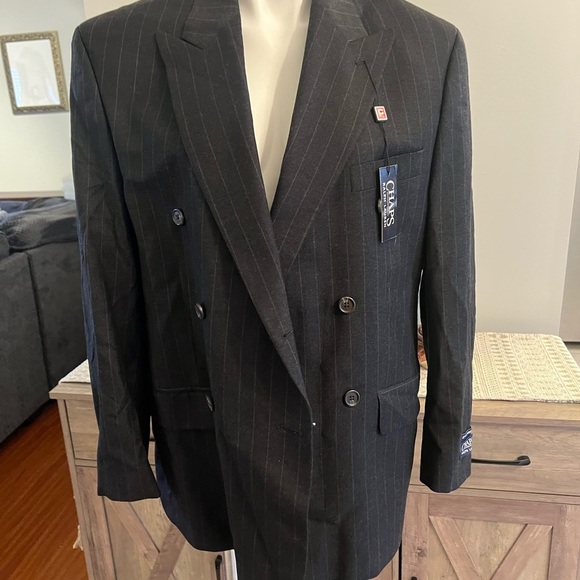 Ralph Lauren Black Sport Coat with Peaked Lapels